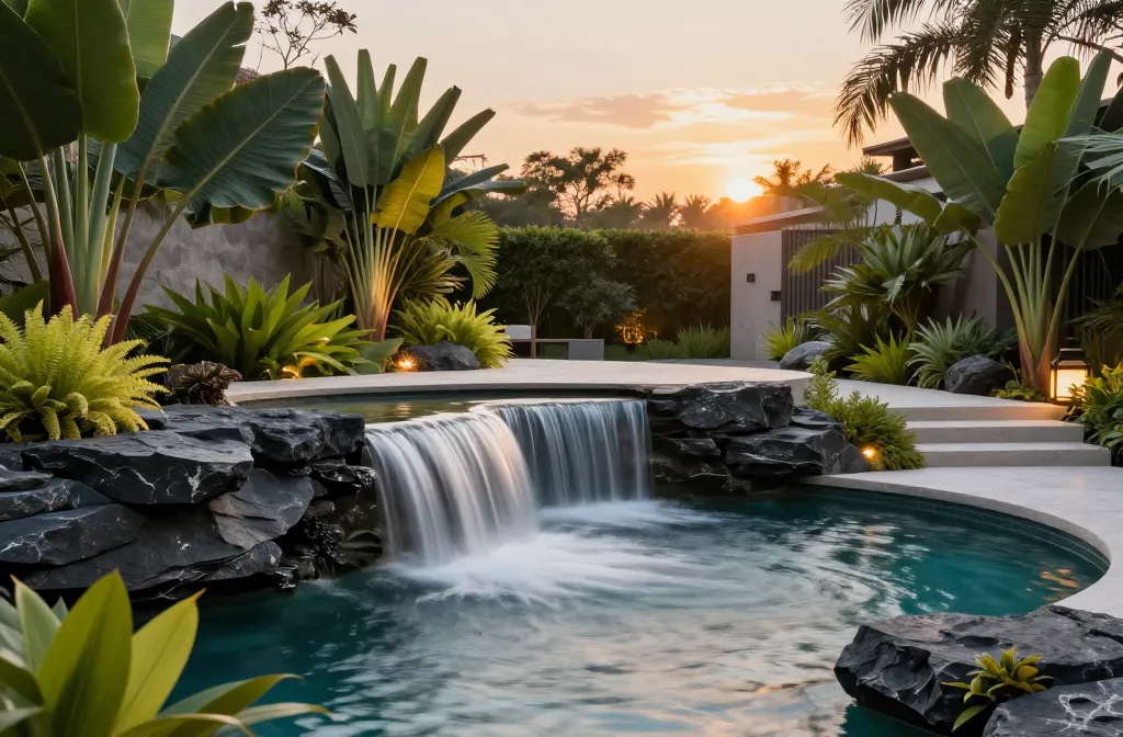 13 Backyard Waterfall Feature Ideas That Wow Instantly