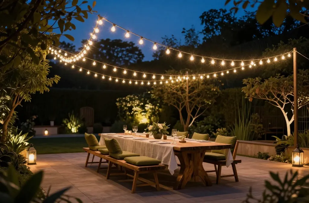 12 Backyard Lighting Ideas That Look Magical Tonight