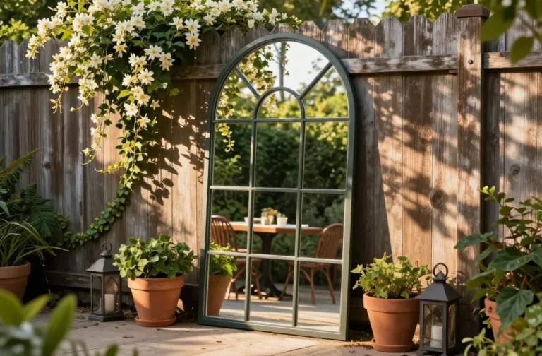 10 Backyard Garden Mirror Ideas That Double Your Space