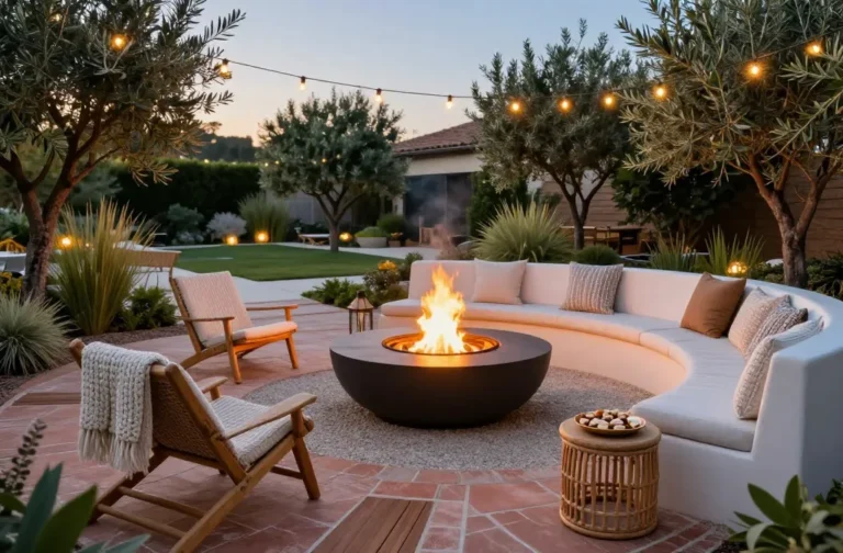 Steal-Worthy 11 Backyard Oasis Ideas with a Fire Pit for Cozy Nights