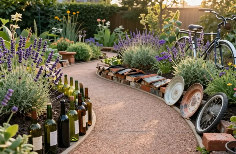 14 Recycled Garden Border Ideas (Eco-Friendly + Cheap) That Wow