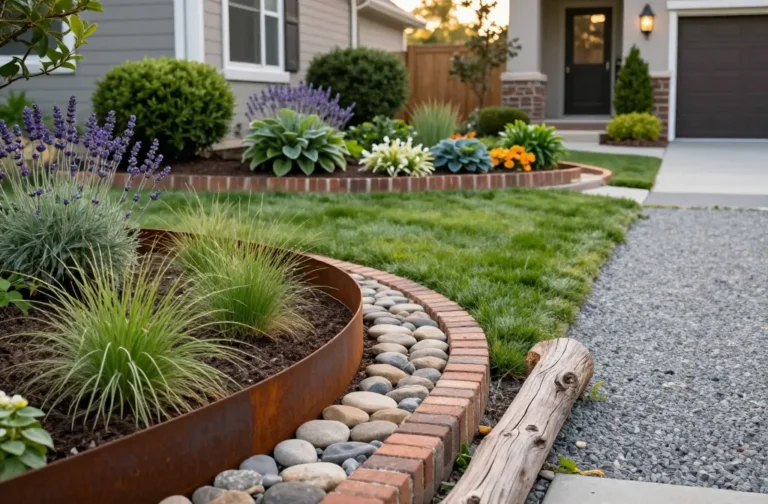 Transform Your Yard with 12 Affordable Garden Edging Ideas for Any Yard