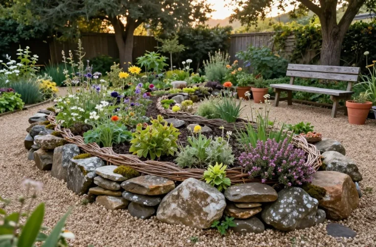 14 Rustic Garden Border Ideas for a Cozy Backyard Feel Now