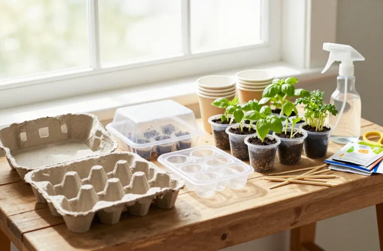 Genius Reuse Household Items for Seed Starting (Egg Cartons, Cups & More)