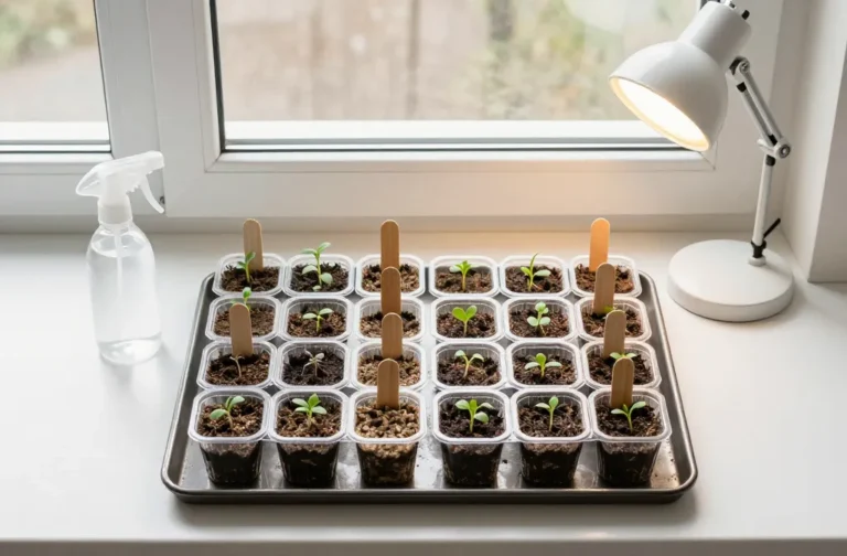 Turn Pocket Change Into Plants Diy Seed Starting Setup for Under $20