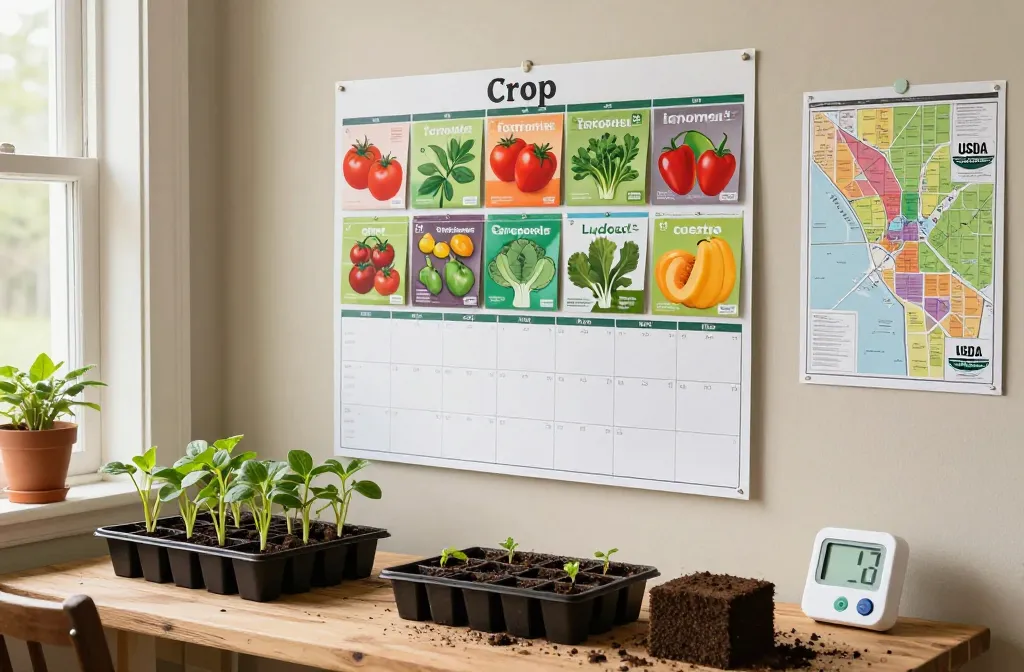 Master Seed Starting Calendar by Zone (When to Start Everything)