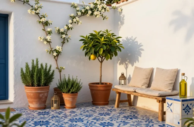 15 Mediterranean Patio Garden Ideas for Small Spaces You’Ll Love