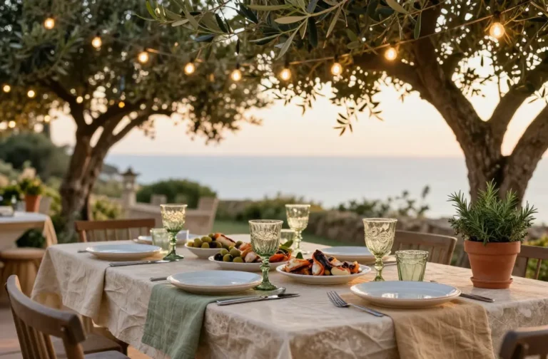 Stunning 15 Mediterranean Garden Dining Ideas for Summer Nights