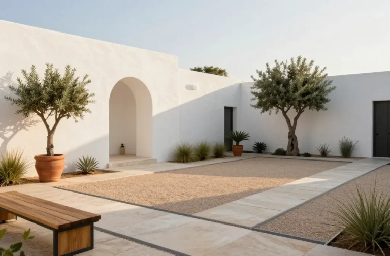 Steal These 13 Modern Mediterranean Garden Ideas (Minimal + Chic)