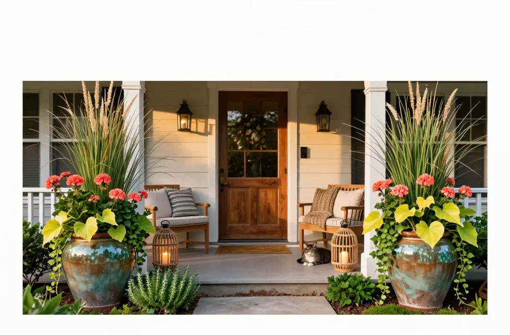 Bliss Awaits 10 Front Porch Landscaping Ideas That Invite Relaxation