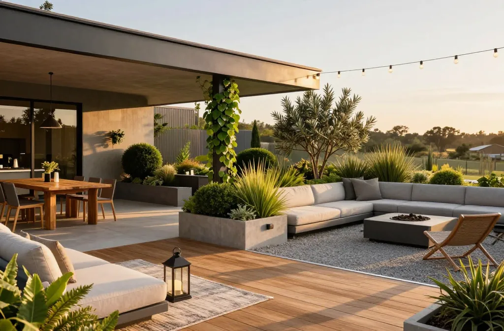 12 Patio Landscaping Ideas for Relaxing & Entertaining That Wow