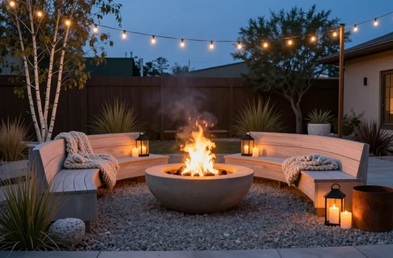 14 Cozy Firepit Backyard Ideas for Year-Round Use You’Ll Love
