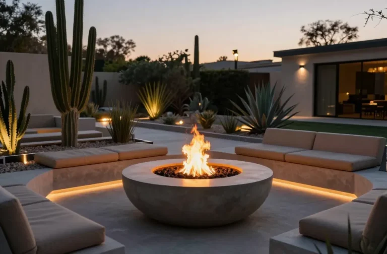 Gorgeous 15 Firepit Designs That Upgrade Your Backyard Lighting
