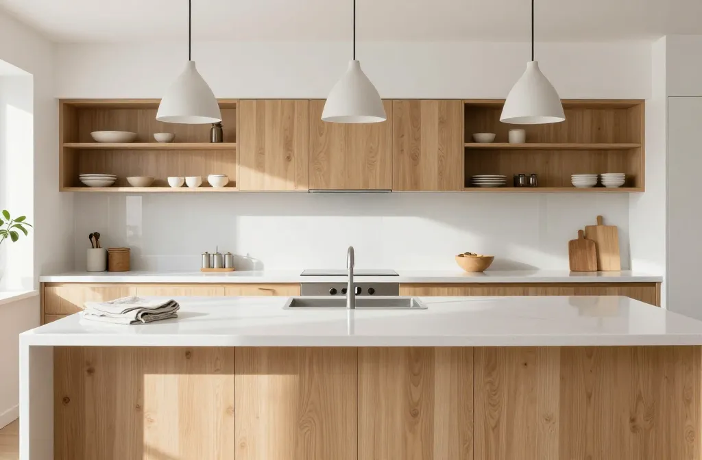 13 Modern White Kitchen Countertop Ideas That Last Now