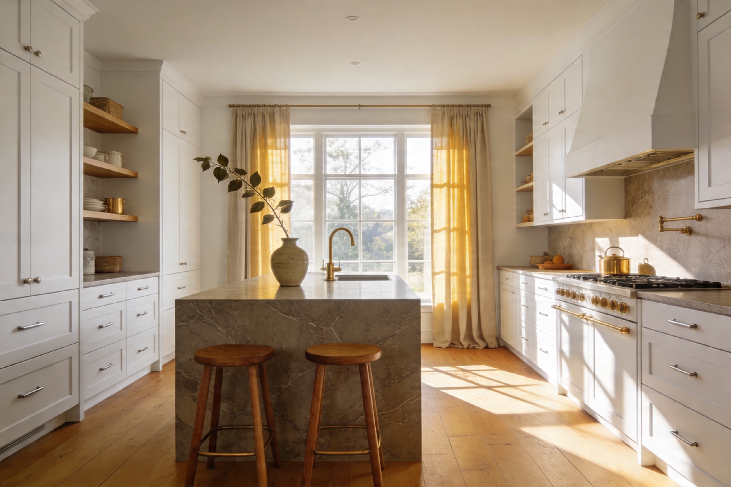 13 Dreamy White Kitchens That Feel Warm and Cozy