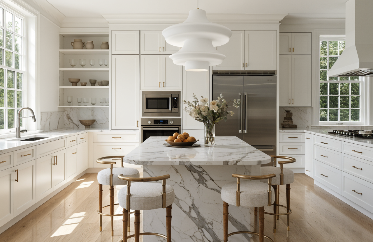 12 Modern White Kitchen Ideas That Look Chic and Elevated
